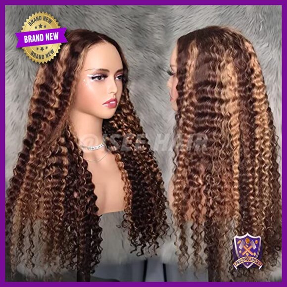 20 Inch Glueless HD Lace Front Wig 180 Density Human Hair Pre Plucked
